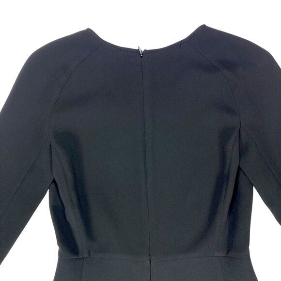 Zara Top Womens Sz XS Black Ponte Peplum Modest Classic Casual Preppy Blouse New - Picture 8 of 16